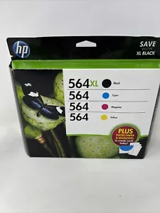 Cartuchos HP 564XL color negro y 564 estándar cian magenta amarillo nuevos caducan 8/15 - Imagen 1 de 5