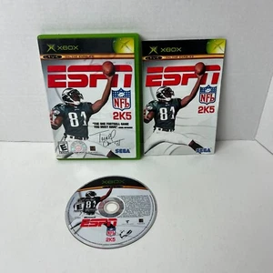 ESPN NFL 2K5 Microsoft Xbox Video Game Complete With Manual - Picture 1 of 12