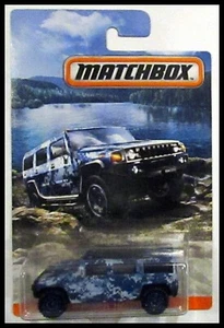 Matchbox Blue Hummer H2 Concept Camouflage Series 2016 - Picture 1 of 2