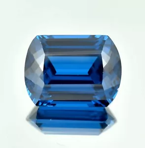 Natural Mozambique Blue Tourmaline Fancy Cushion Cut Loose Gemstone 23.00 Ct - Picture 1 of 6