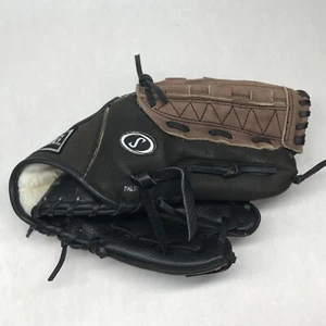 Spalding 12.5 Inch Pattern Black with Brown Web RH Baseball Glove Model 18075 - Picture 1 of 11