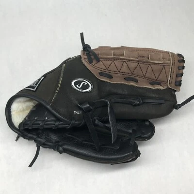 Spalding 12.5 Inch Pattern  Black  with Brown Web RH  Baseball Glove Model 18075 - Image 1 of 4