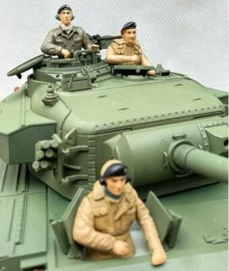 Haya 1/16 Británico EE. UU. Figura Tanque Crew Marrón Pixie Traje Vestido Caqui Tipos A/B/C - Imagen 1 de 15