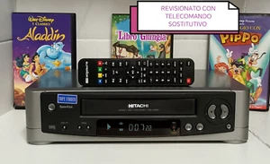 HITACHI VIDEOREGISTRATORE VHS ALTA QUALITÀ HIFI STEREO CON TELECOMANDO VT-FX940E - Foto 1 di 8