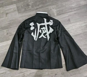 Tokitou Cuerpo Negro Uniforme Disfraz Chaqueta Cazador de Demonios Botones Dorados XS Nuevo - Imagen 1 de 13