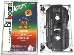 Karaoke Billboard Sing The Hits of 1989 Vol. 2 (Cassette Tape 1992) PLAY TESTED - Picture 1 of 3