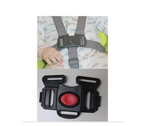 Black 5 Point Harness Buckle Clip Replacement for Graco Duet Swing Rocker 5E - Picture 1 of 1