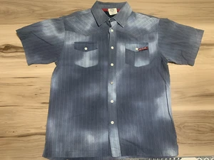 G-Unit Heavy Weight Short Sleeve Button Down Shirt Men's Size L Vintage - Picture 1 of 13