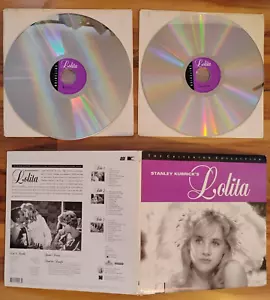Stanley Kubrick's Lolita Laserdisc Complete Near Mint Criterion Collection - Picture 1 of 2