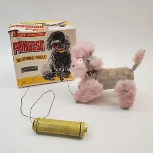 Vtg Alps Japan Remote Control Princess 'The Begging Poodle' Toy w/Box FOR REPAIR - Picture 1 of 18