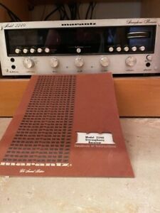 Marantz 2240 Stereophonic Receiver With Cabinet