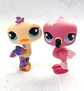 Littlest Pet Shop LPS fenicottero e struzzo autentiche bambole Hasbro - Foto 1 di 10