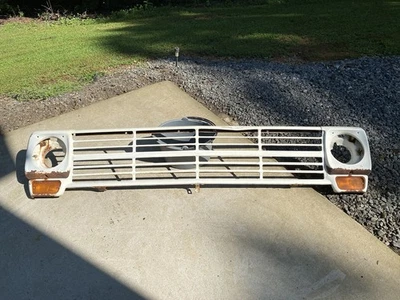Ford Truck Grille Steele 1969 OEM F100 con biseles Steele blancos Foto 1 de 4