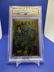Cyclops 1995 Fleer Ultra X-Men PSA 10 Sinister Observations #3 Marvel Low Pop - Picture 1 of 2