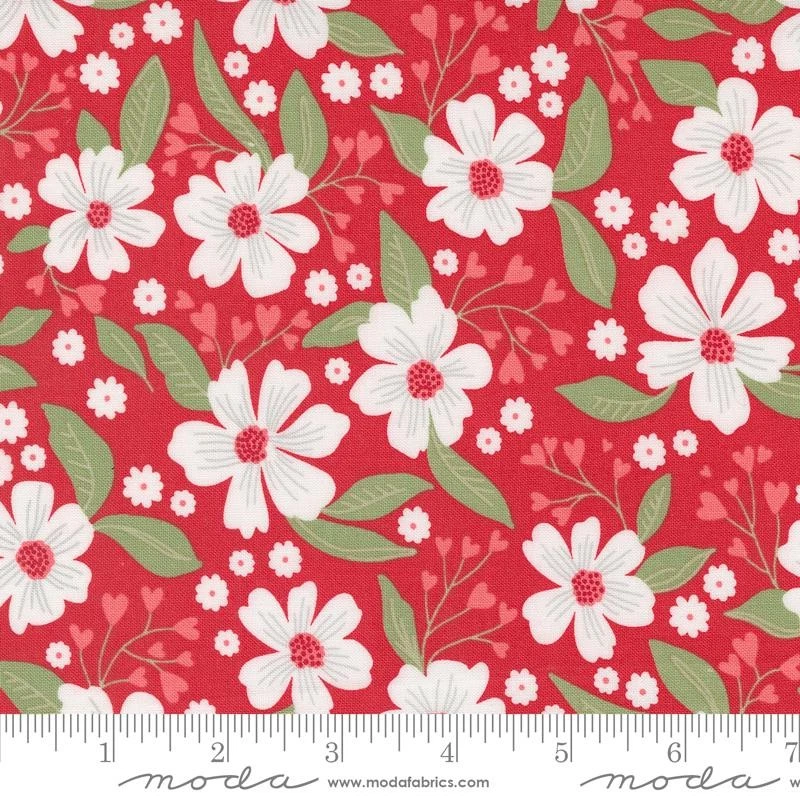 Love in Blooms Floral 44" fabric by Moda, 5220 12, Love Blooms, cotton - Image 1 of 1