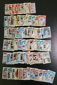 1972 Topps Baseball Lot - 68 Different High Numbers - W/ Chris Speier - Picture 1 of 9