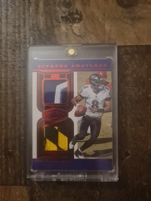 Lamar Jackson Supreme Swatches Dual Patch 05/10 - Image 1 of 2