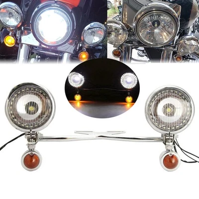 Barra de luz de señales de giro de paso para Honda Shadow Spirit ACE VT VLX 600 750 1100 Foto 1 de 4