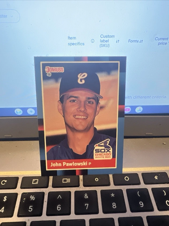 1988 Donruss John Pawlowski Rookie Chicago White Sox #457 - Image 1 of 1
