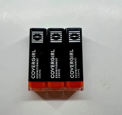 3 Pack: Covergirl Exhibitionist Creme Lipstick *#495 Orange AF * - Image 1 of 3