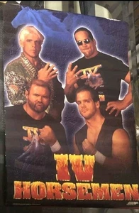 WCW 4 Four Horsemen full size Vintage Original Poster WWE Wwf 23x35in Horseman - Picture 1 of 2