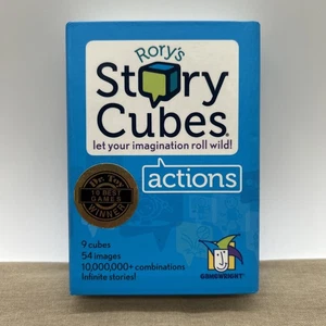 Rory's Story Cubes - Actions (Gamewright) Creative Telling Dice Game Educational - Picture 1 of 8