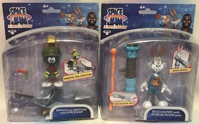 Space Jam A New Legacy: Bugs with Acme Blaster/ Marvin spaceship Action figure’s - Image 1 of 4