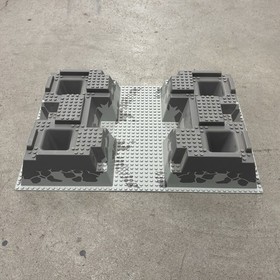 Lego 30271 Raised Baseplate Rock Raiders HQ 32x48x6 Stone Pattern Preowned