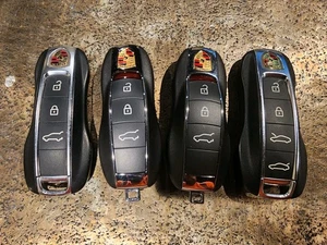 Lot of 4 PORSCHE Smart Fobs Remotes Keys OEM USED LOCKSMITH  - Picture 1 of 5