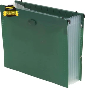 Expanding Hanging File Folder with 7 Divider Pockets ⭐️⭐️⭐️⭐️⭐️ - Picture 1 of 7