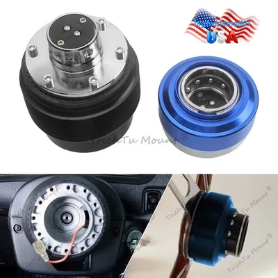 Quick Release Steering Wheel Boss Kit Hub Adapter For Honda Civic 96-14 Acura - Image 1 of 4