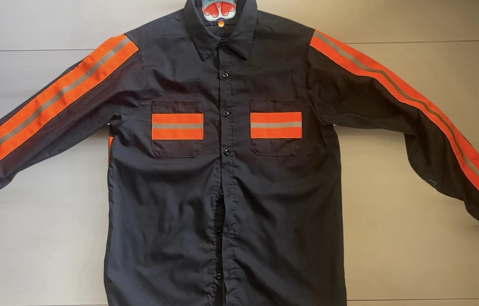 Camisa de Trabajo Alta Visibilidad Gris Medio Manga Larga Foto 1 de 1