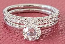 James Allen GIA Certified EXEXEX Diamond 14K White Gold Engagement Ring 1.04ctw