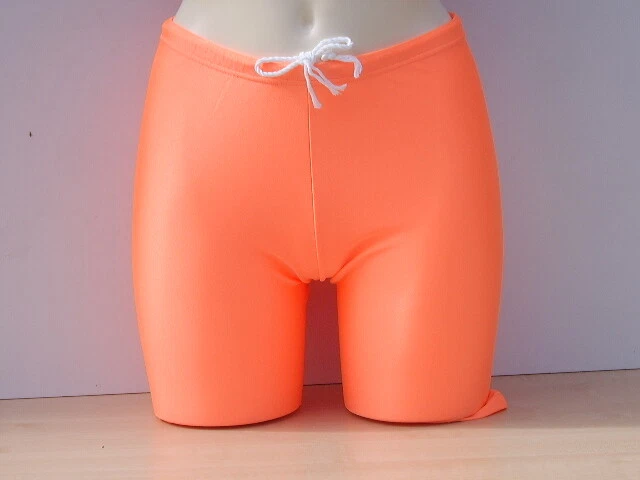 ORION Ladies Lycra Cycle/Dance/Fitness Shorts Orange size M (UK 12)