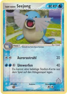Pokemon EX Team Magma vs. Team Aqua 31/95 - Seejong - Reverse Holo Deutsch - Bild 1 von 1