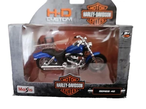 Harley Davidson FAT BOB SERIES 42 Modell 1/18 Diecast Metal NEU RARE orig. USA  - Bild 1 von 19