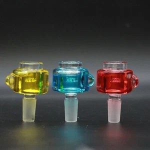 Ciotola a colori liquido riempita di liquido vetri congelati 14 18 mm bong tabacco narghilè - Foto 1 di 2