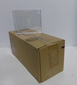 25 JEWEL CASES 1CD DVD CASE CLEAR INSERT ""LOGO"" COMPACT DISC DIGITAL AUDIO - Picture 1 of 4
