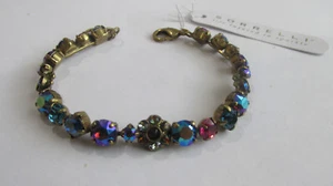 Sorrelli Super Multi Bracelet  BBE2AGSPM  Antique gold  tone - Picture 1 of 3