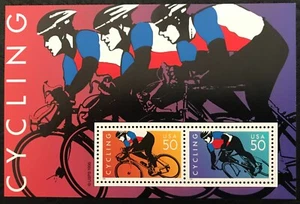 1996 - Scott #3119 - $1.00 - CYCLING - Souvenir Sheet of 2, Mint NH - Picture 1 of 1