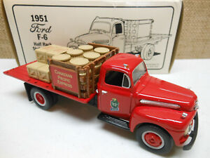1st Gear Diecast 1951 Ford F-6 Stake Truck Half Rack Canadian Pacific Express