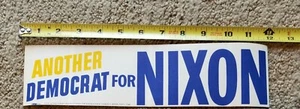  ANOTHER DEMOKRAT FOR NIXON AUTOAUFKLEBER - Bild 1 von 1