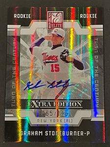 2010 Donruss Elite Extra Edition Graham Stoneburner AUTO 65/125 Yankees - Bild 1 von 3
