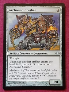Tarjeta de artefacto Magic The Gathering PLANECHASE ARCBOUND CRUSHER Magic The Gathering - Imagen 1 de 2