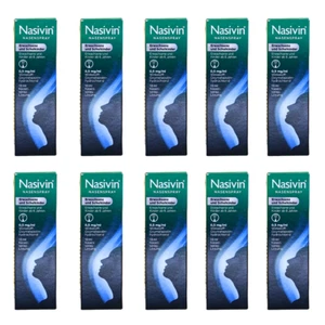 Nasivin Nasenspray 10x 10ml für Erwachsene und Schulkinder mit Oxymetazolin - Bild 1 von 4