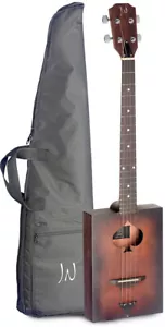 James Neligan Firkin Cigar Box Gitarre Akustikgitarre 4-saitig mit Gigbag - Bild 1 von 4