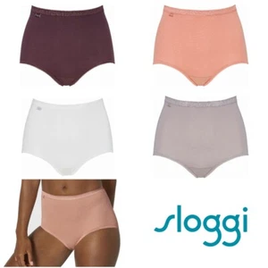 Paquete de 4 bragas Sloggi Basic Maxi Brief (3+1 gratis) 95 % algodón tiro alto 10028378 - Imagen 1 de 30