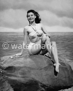 Rare Vintage Ava Gardner Pin-Up 8x10 Photo - Hollywood Glamour - Picture 1 of 1