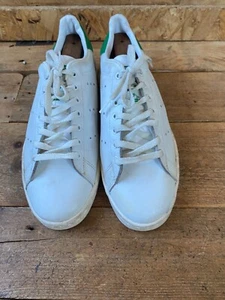 Vintage 80's stansmith white low-top sneakers, Made in FRANCE SZ UK 6.5 , 40.5 - Picture 1 of 18