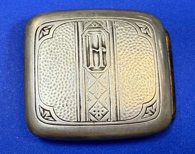 Antiguo Plateado Personalizado Letra Inicial H Monograma Pioneer Hebilla de Cinturón Foto 1 de 4